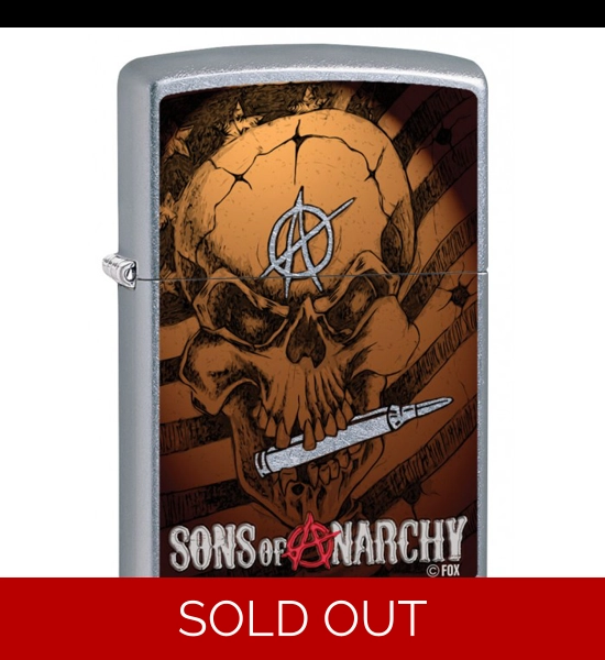 S.O.A. Skull & Bullets Zippo Lighter